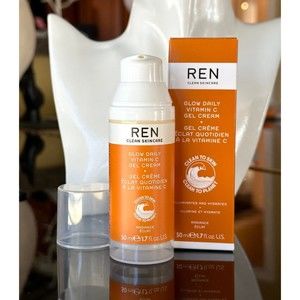 REN Radiance Glow Daily Vitamin C Gel Cream Lightweight Moisturizer Brightening